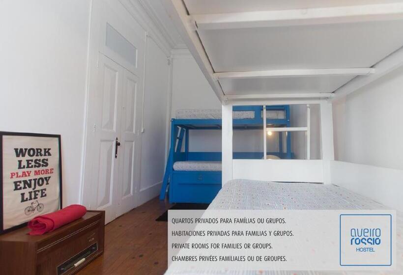 اتاق استاندارد چهارنفره با سرویس بهداشتی مشترک, Aveiro Rossio Hostel