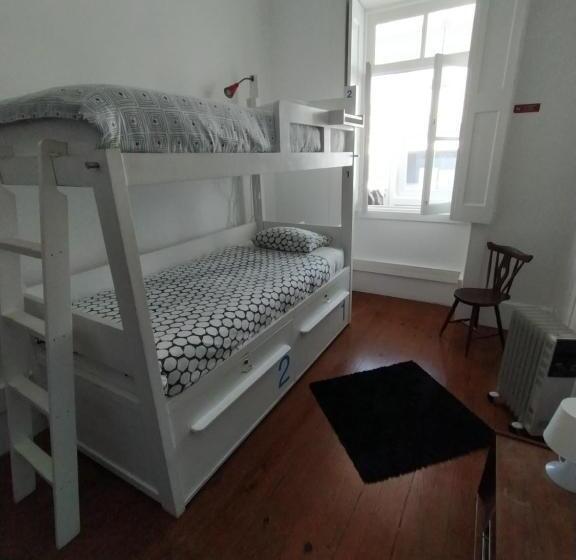 اتاق استاندارد چهارنفره با سرویس بهداشتی مشترک, Aveiro Rossio Hostel