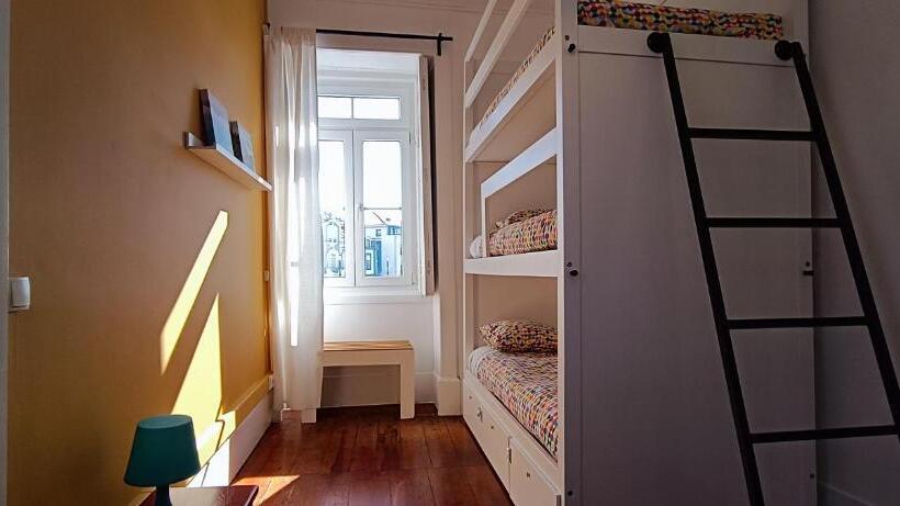 تختخواب در اتاق مشترک, Aveiro Rossio Hostel