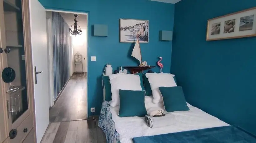 اتاق استاندارد با سرویس بهداشتی مشترک, 2 Chambres Côté Plage