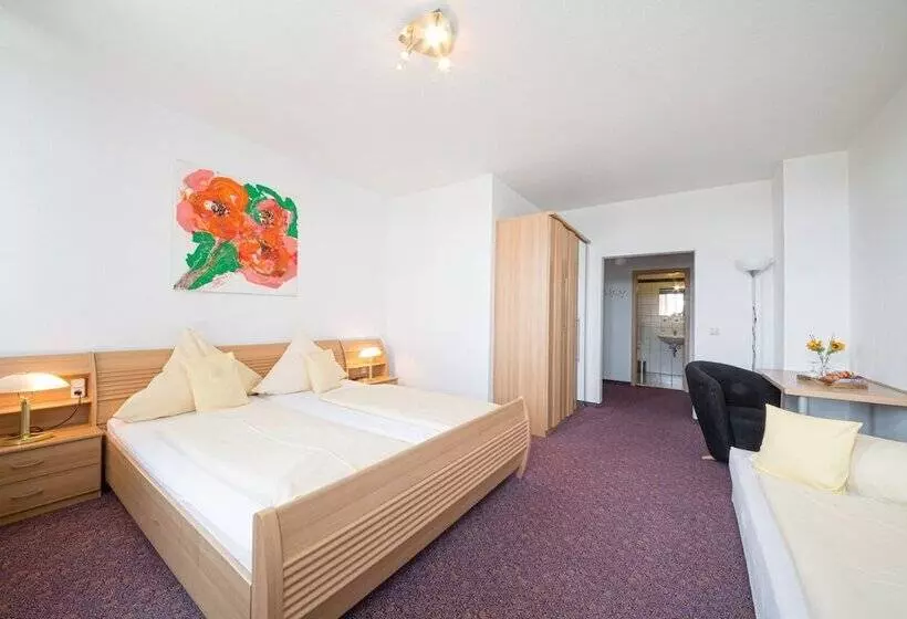 اتاق استاندارد سه نفره, Europa Hotel Garni Free Parking
