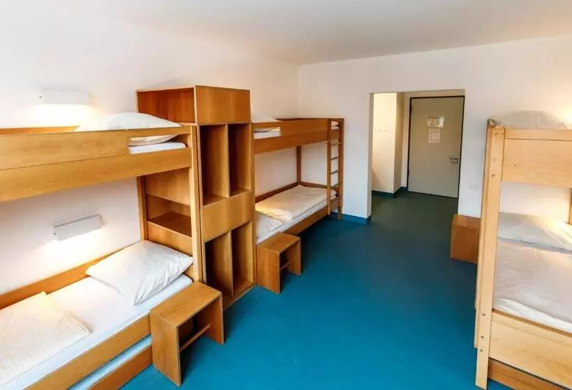 Bed in Shared Room with Shared Bathroom, Jugendherberge Possenhofen