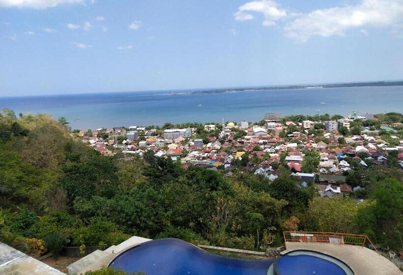 オーシャンビューデラックスルームバルコニー付き, Bukit Kenari Hotel & Restaurant