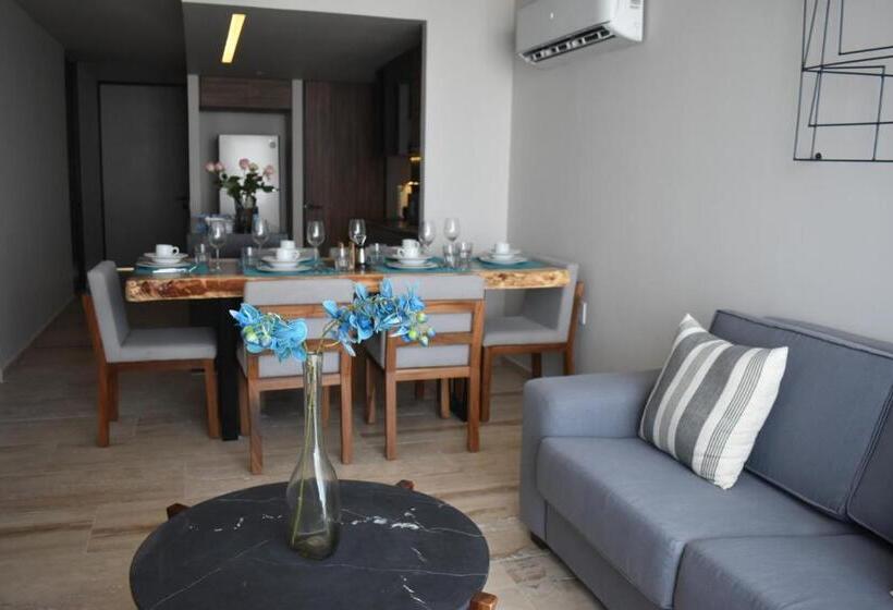 침실 1개 디럭스 아파트, Kaab South Beach By The Spot Rentals