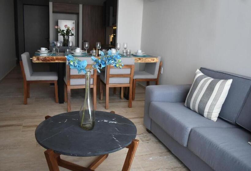 침실 2개 디럭스 아파트, Kaab South Beach By The Spot Rentals