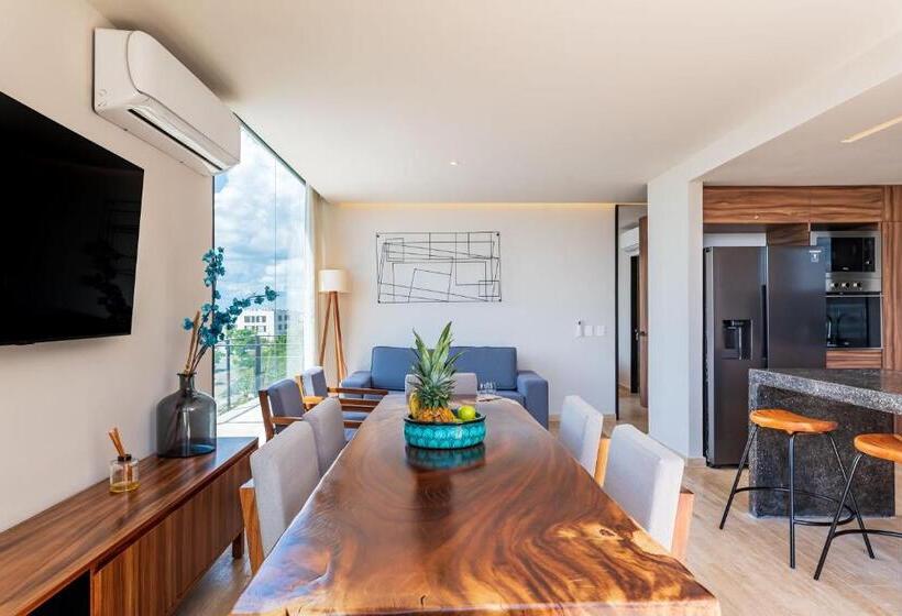 1침실 펜트하우스 아파트, Kaab South Beach By The Spot Rentals