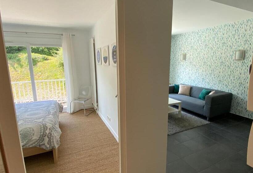 带1个卧室带观景的公寓, Petit Nid Au Bourget Du Lac