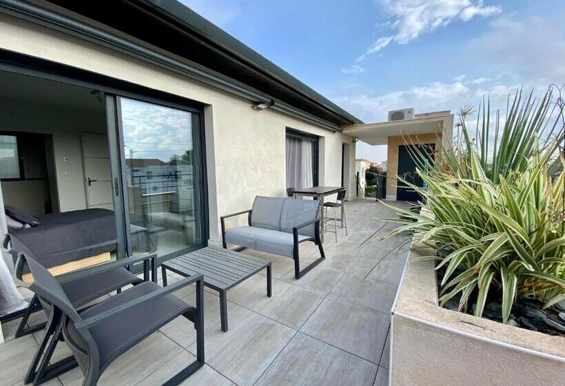 شقة غرفة واحدة, Flamants Roses 4 Accesible Pmr