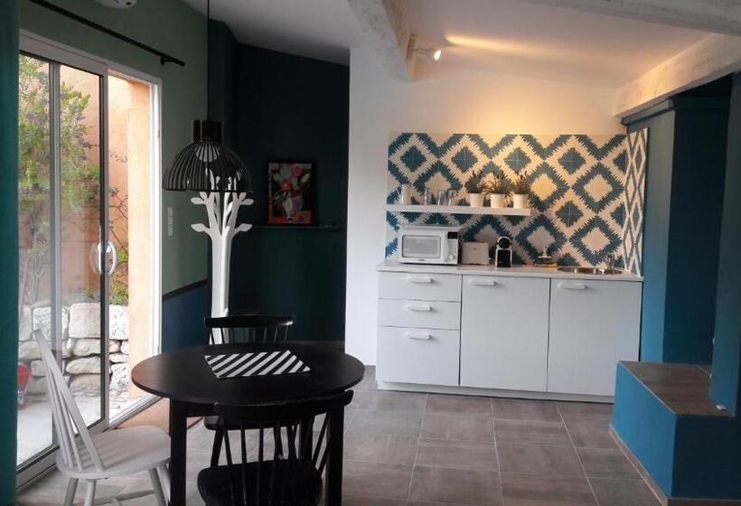 풀장 전망 스위트, La Grenotte Au Castellet