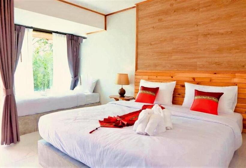 غرفة ديلوكس ثلاثية مطلة على البحر, Rinna Resort