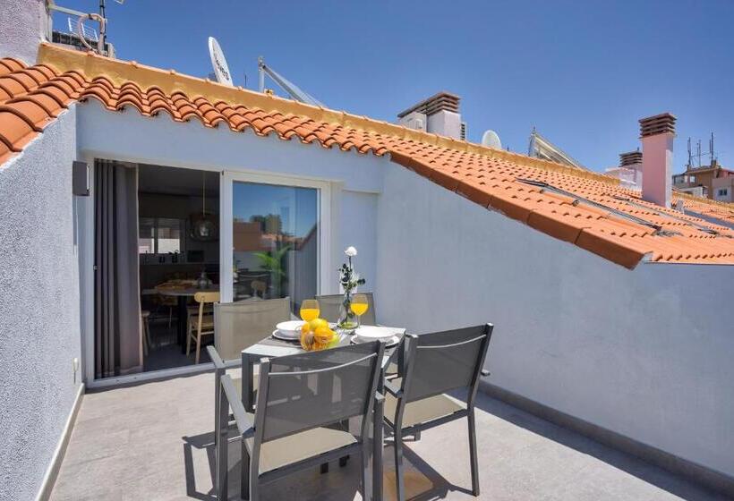شقة دور أخير غرفتين نوم, Sur Suites La Dorada