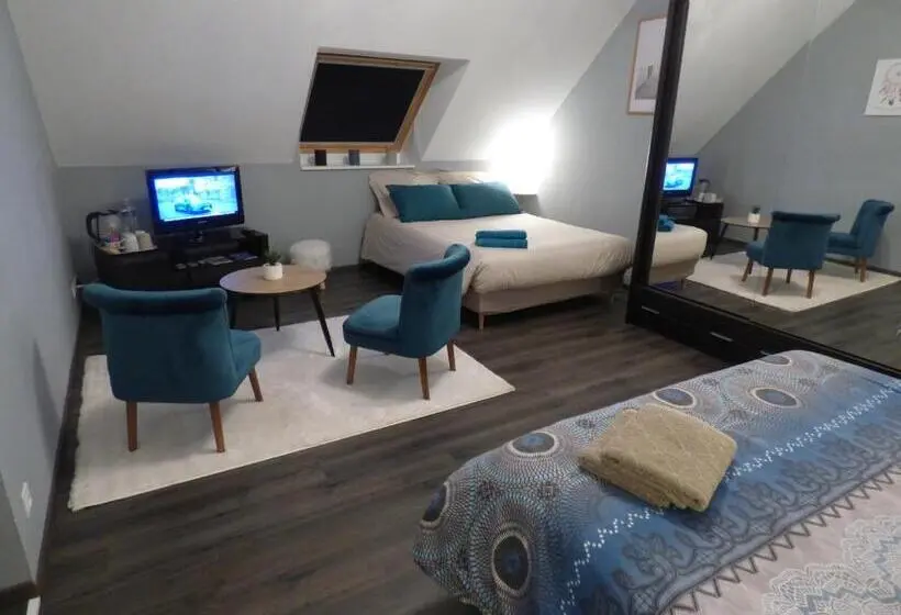 スタンダード４人部屋, Chambre Familiale Proche Mont St Michel