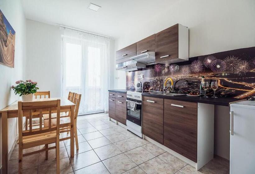 침실 2개 디럭스 아파트, Skodova Apartments