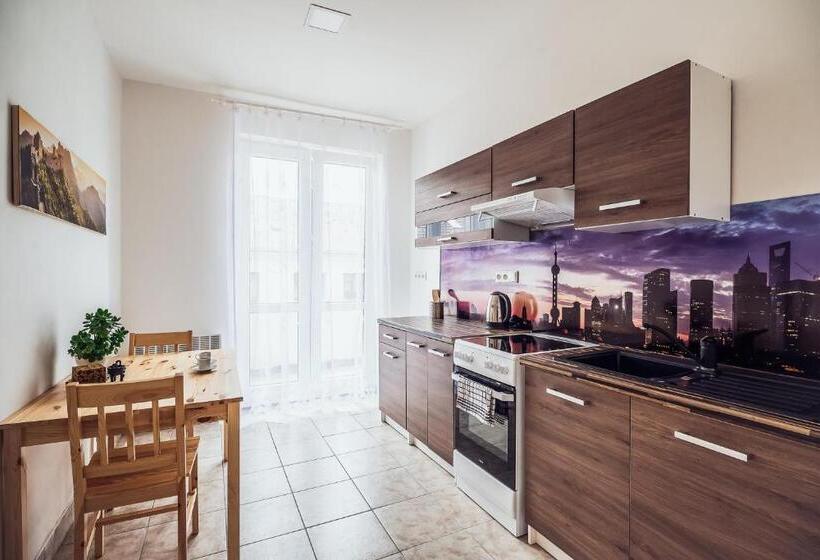 침실 2개 디럭스 아파트, Skodova Apartments