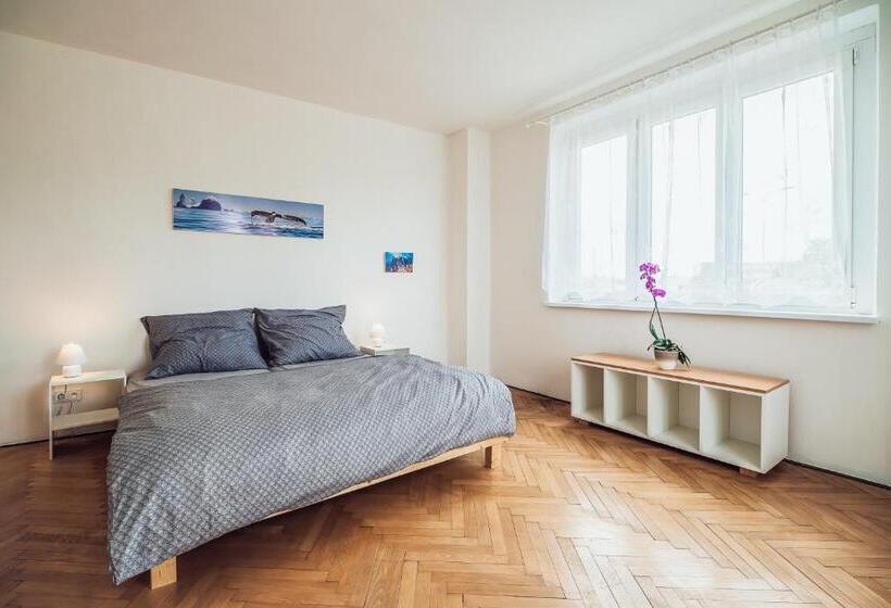 3침실 디럭스 아파트 바다 전망, Skodova Apartments