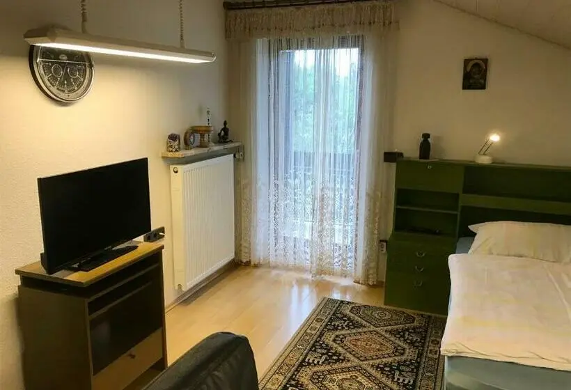 庭の見えるシングルルーム, Gemütliches Gästehaus!