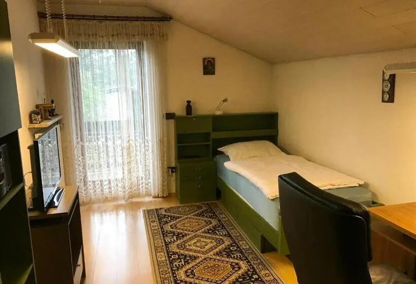 庭の見えるシングルルーム, Gemütliches Gästehaus!