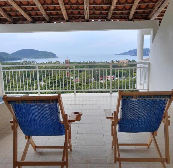 חדר סטנדרט נוף לים, Sunset House Zihuatanejo