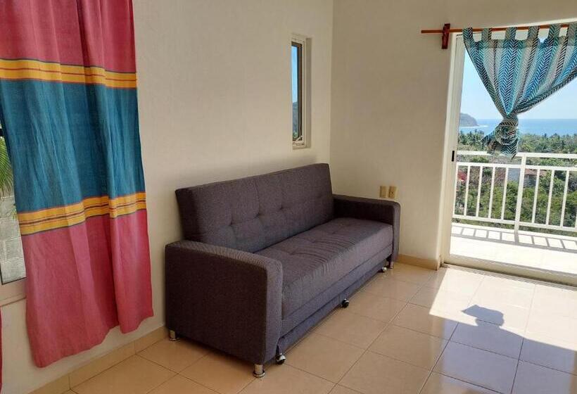 דירת חדר נוף לים, Sunset House Zihuatanejo
