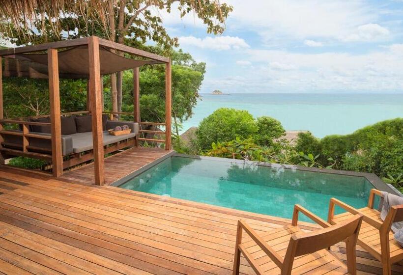 Villa 1 Yatak Odalı ve Yüzme Havuzlu, Haadtien Beach Resort