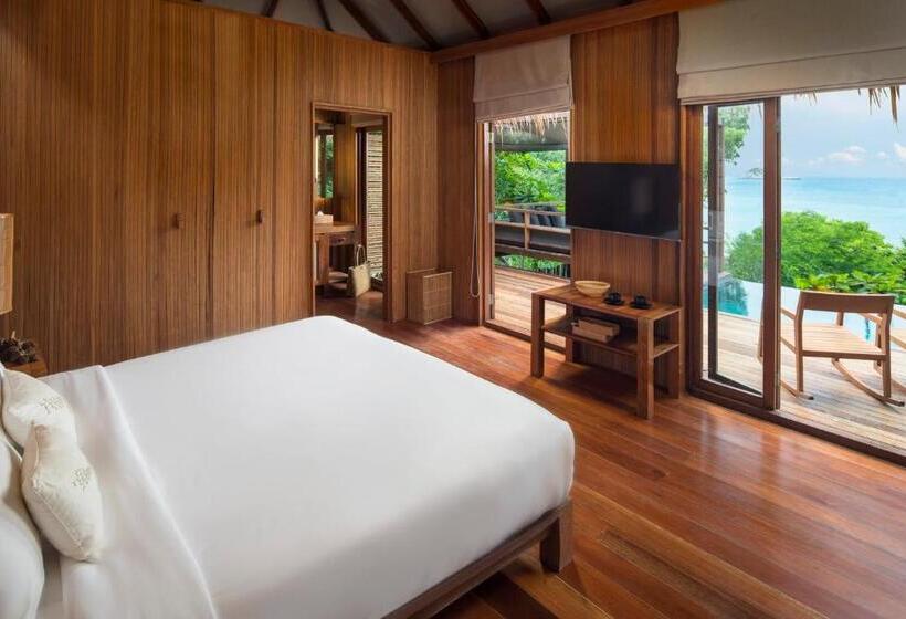 Villa 1 Yatak Odalı ve Yüzme Havuzlu, Haadtien Beach Resort