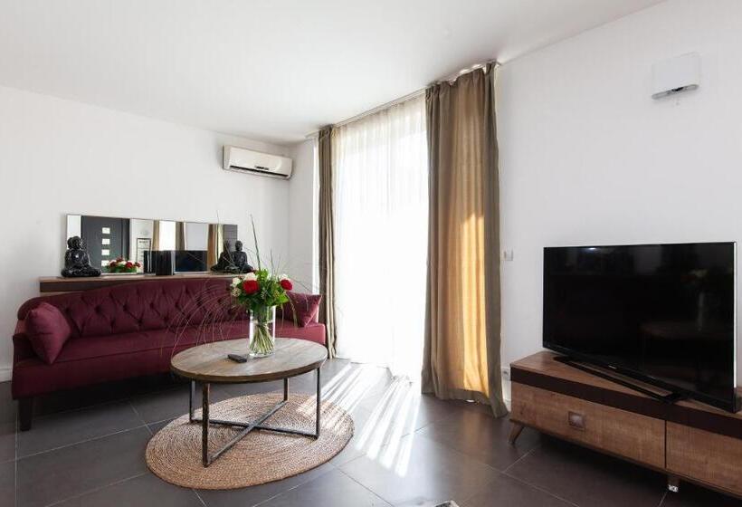 Апартаменты Дюплекс 1 Спальня, Résidence D Azur Riou