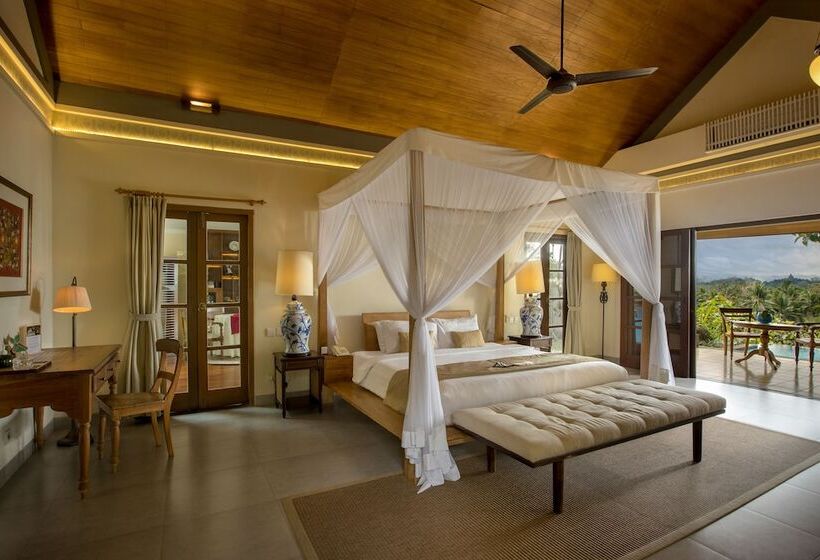 וילה עם חדר שינה אחד ובריכת שחיה, Plataran Borobudur