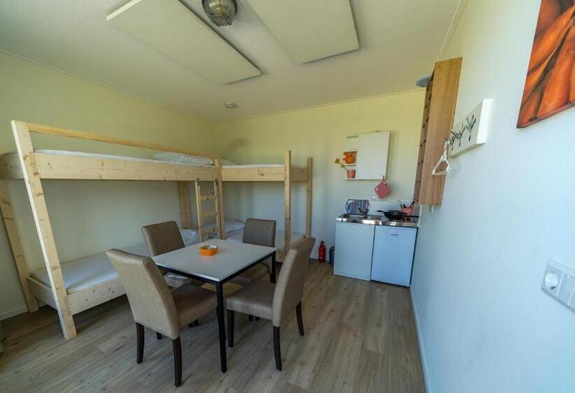 חדר סטנדרטי לארבעה עם חדר אמבטיה משותף, Recreatieboerderij Hoeve Noordveld