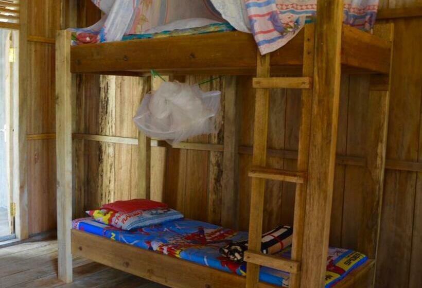 Cama em Quarto Partilhado, Pristine Paradise Dive Resort Una Una