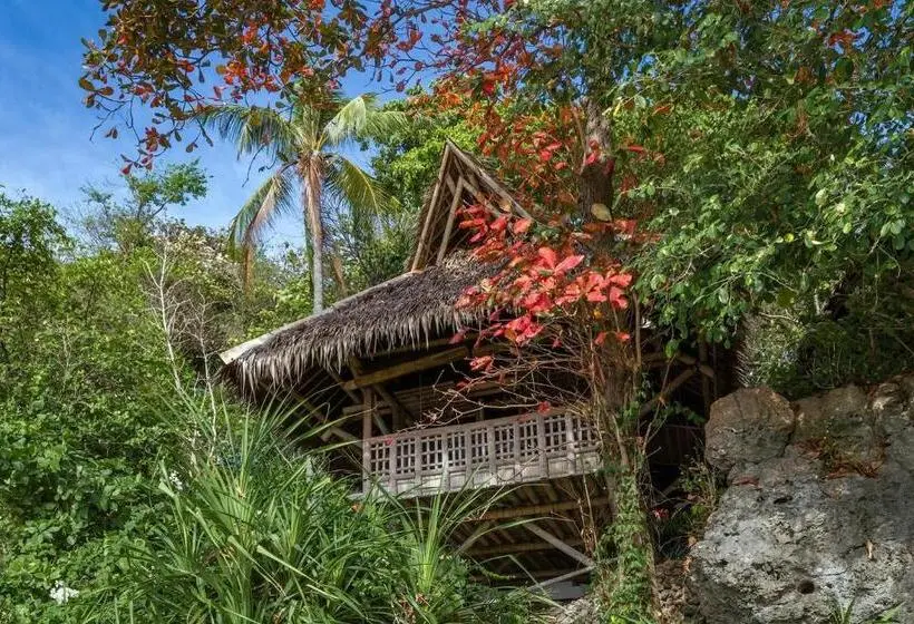 オーシャンビューのスタンダードバンガロー, Kookoo S Nest Eco Lodge