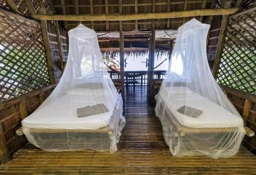 オーシャンビューのスタンダードバンガロー, Kookoo S Nest Eco Lodge