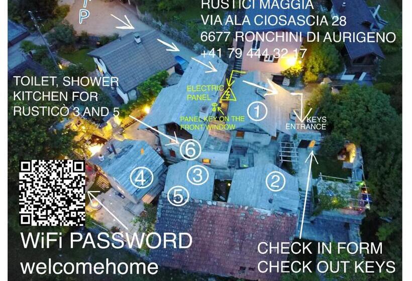 Standard room with outdoor bath, Rustici Maggia