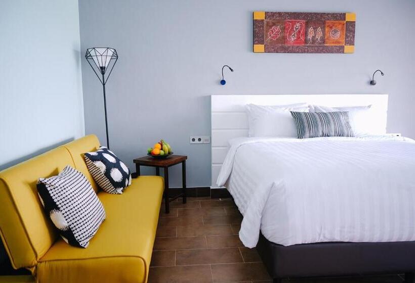 וילה עם חדר שינה אחד ובריכת שחיה, Borobudur Hills