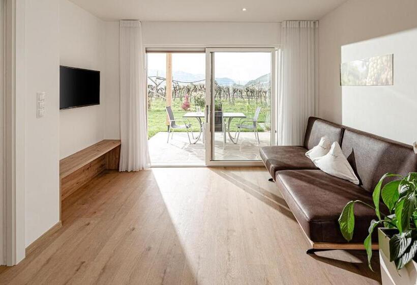 דירת חדר עם טרסה, Prälatenhof Wine & Apartments