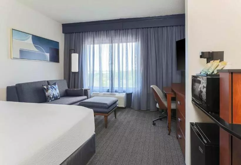 اتاق استاندارد با تخت بزرگ برای معلولان, Courtyard Austin Airport