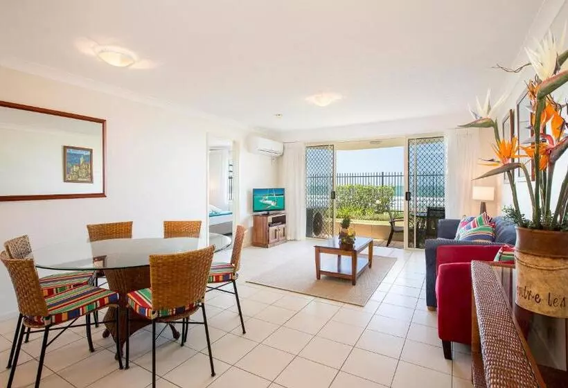 آپارتمان 1 خوابه با بالکن, Golden Riviera Absolute Beachfront Resort