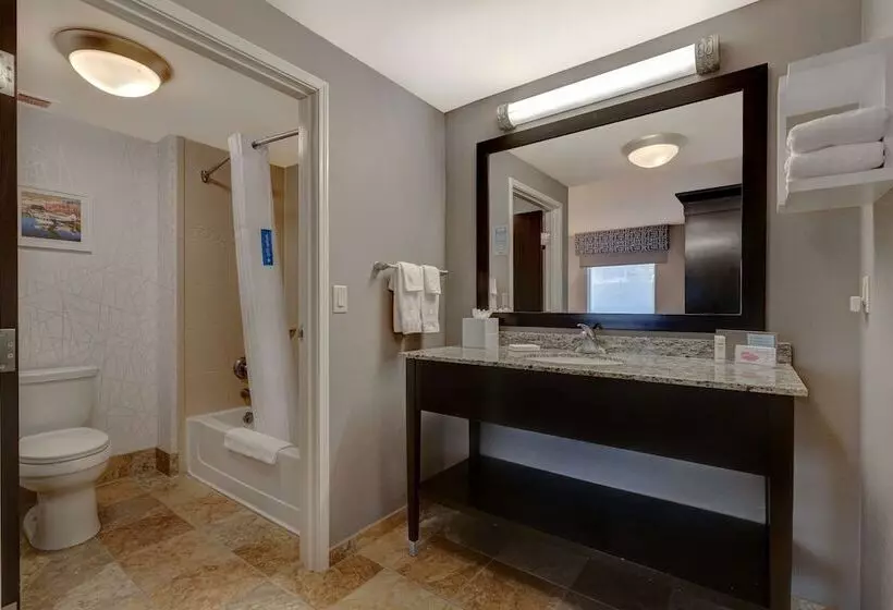 ダブルベッドのスタンダードスタジオ, Hampton Inn & Suites Seattle/federal Way