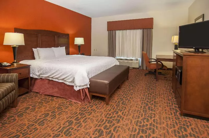 キングサイズベッドのスタンダードルーム, Hampton Inn & Suites Waxahachie