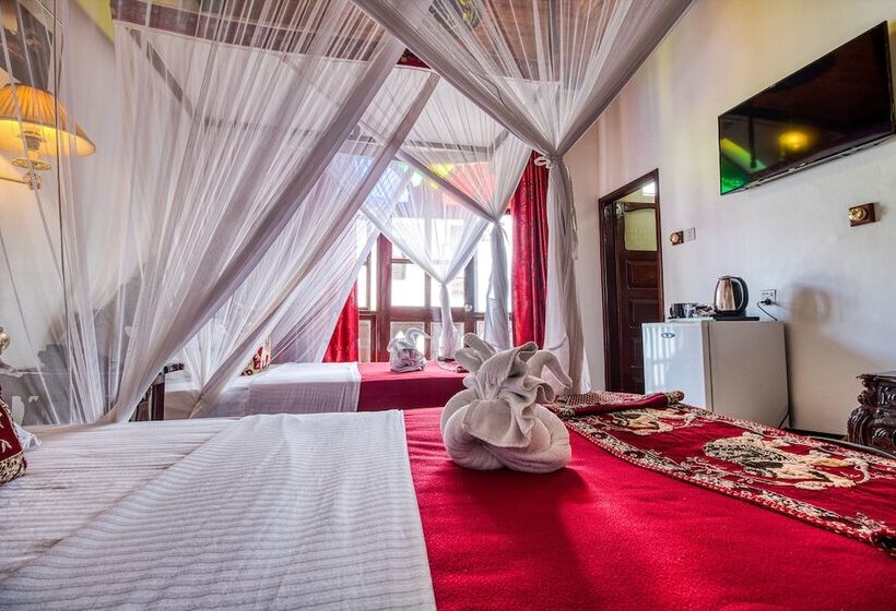 اتاق استاندارد با بالکن و چشمانداز دریا, Tembo House