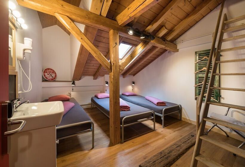 Bed in Gedeelde Kamer met Gedeelde Badkamer, Balmers Hostel