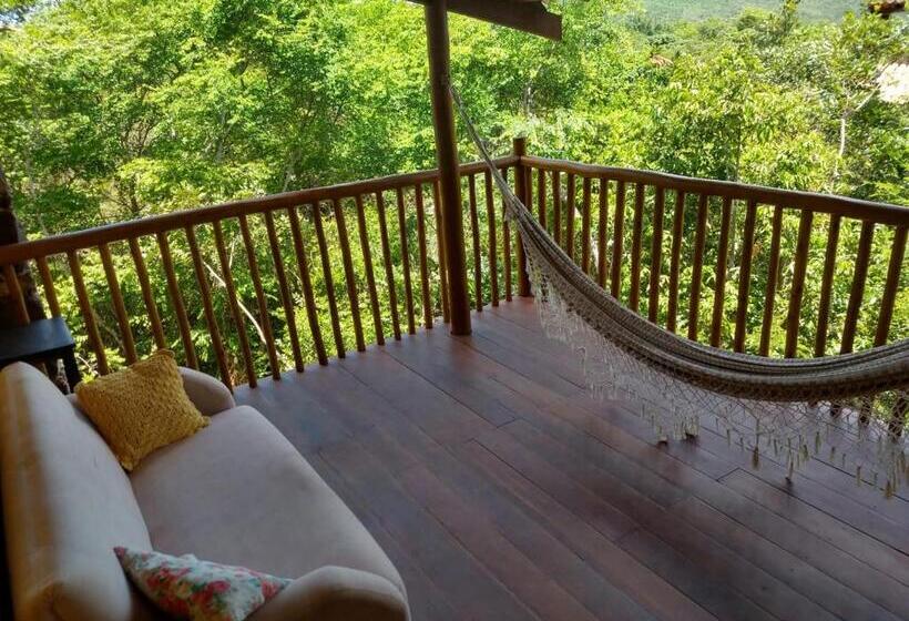 דירה בת חדר שינה 1 עם מרפסת, Pousada Alto Do Cajueiro