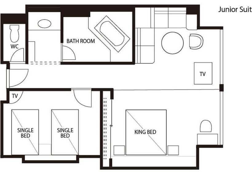 جناح جونيور, Rusutsu Resort Hotel & Convention