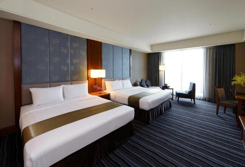 اتاق لوکس با چشم‌انداز دریا, Fullon Hotel Tamsui Fishermen S Wharf