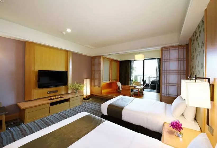 اتاق استاندارد با چشم‌انداز دریا, Fullon Hotel Tamsui Fishermen S Wharf