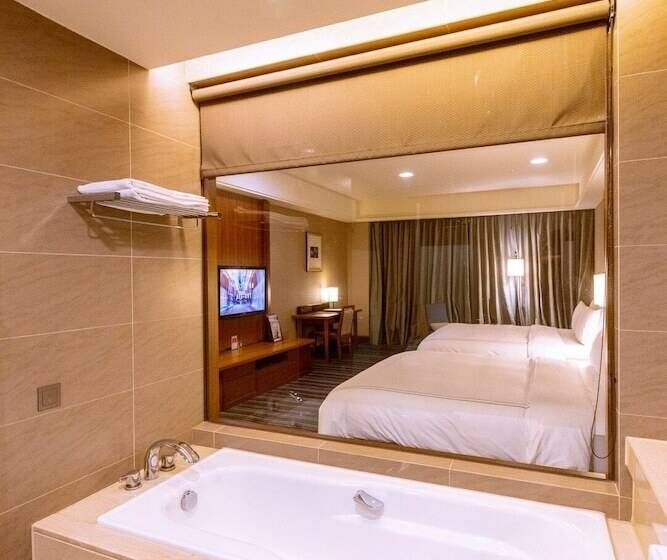 اتاق لوکس با چشمانداز دریا, Fullon Hotel Tamsui Fishermen S Wharf