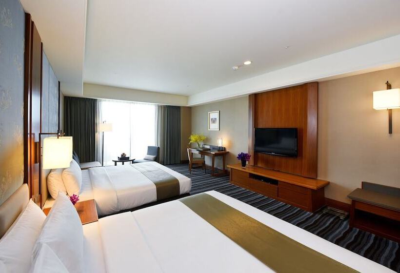 اتاق لوکس با چشمانداز دریا, Fullon Hotel Tamsui Fishermen S Wharf