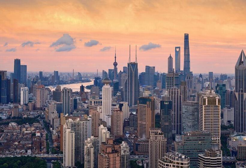 디럭스 룸 도시 전망, The St. Regis Shanghai Jingan