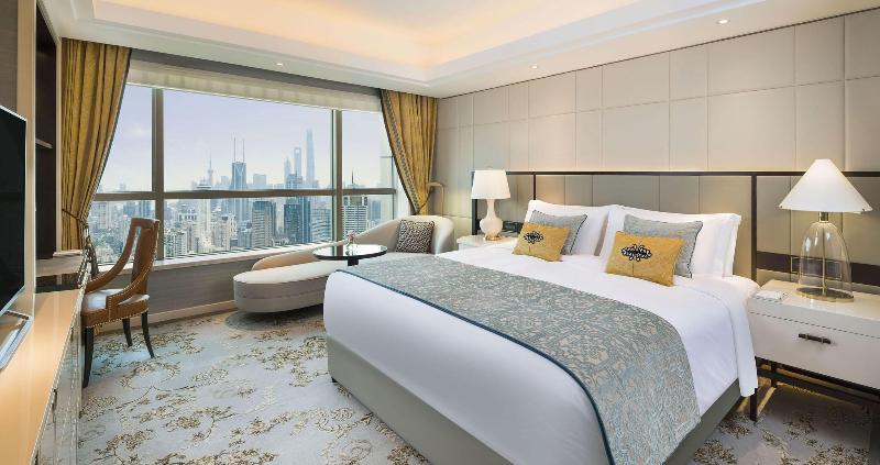 도시전망 디럭스룸 킹침대, The St. Regis Shanghai Jingan
