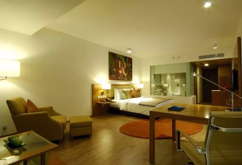 デラックスルーム, Radisson Blu Plaza Hotel Hyderabad Banjara Hills
