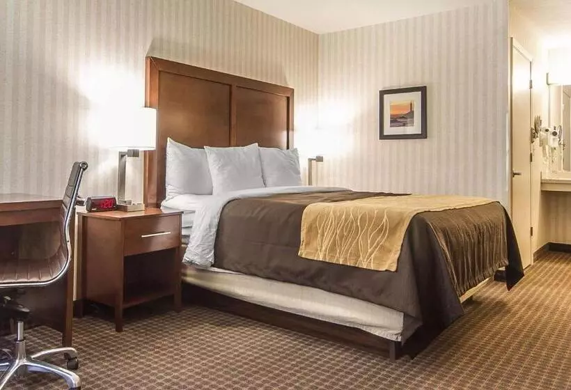 キングサイズベッドのデラックスルーム, Quality Inn Half Moon Bay Miramar Beach